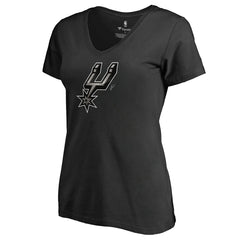 San Antonio Spurs Women's Midnight Mascot V-Neck T-Shirt Black