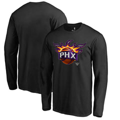Phoenix Suns Midnight Mascot Long Sleeve T-Shirt Black
