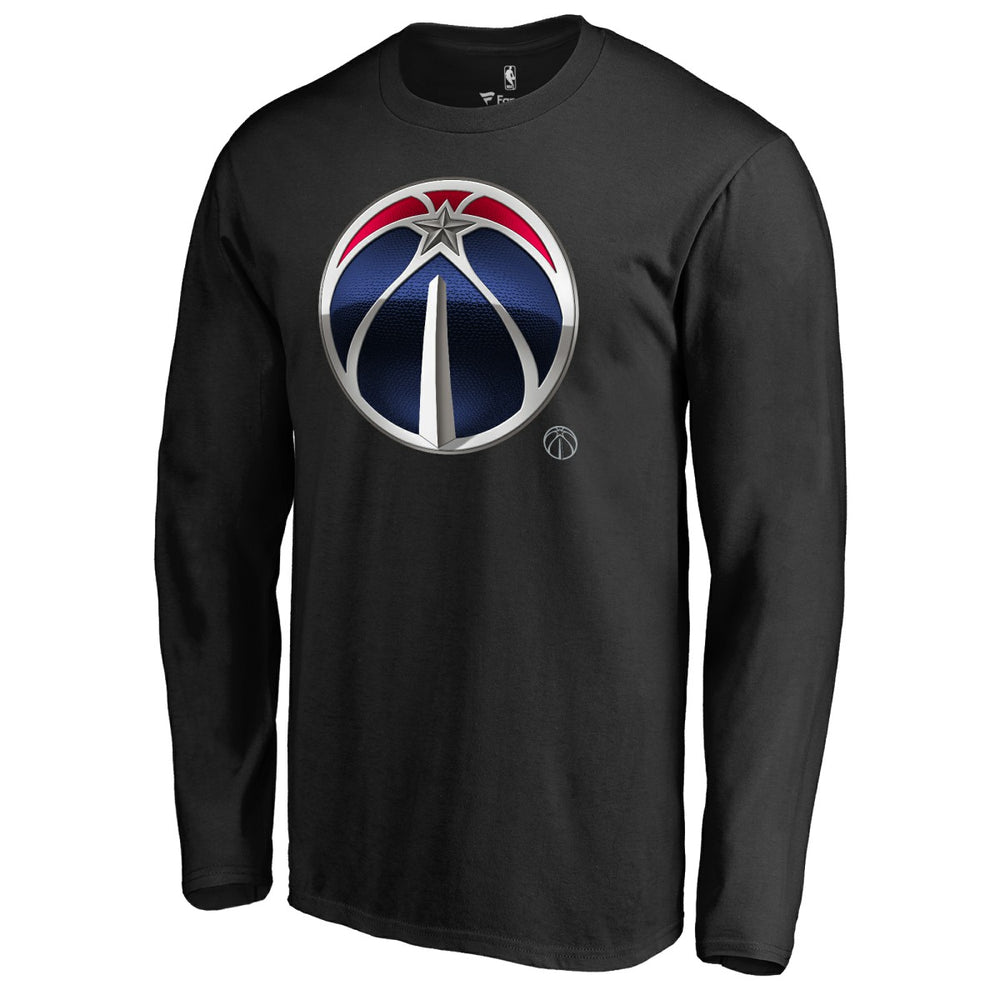 Washington Wizards Midnight Mascot Long Sleeve T-Shirt Black