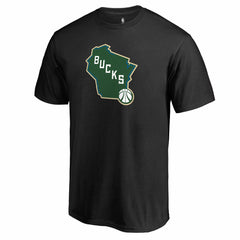 Milwaukee Bucks Alternate Logo T-Shirt Black