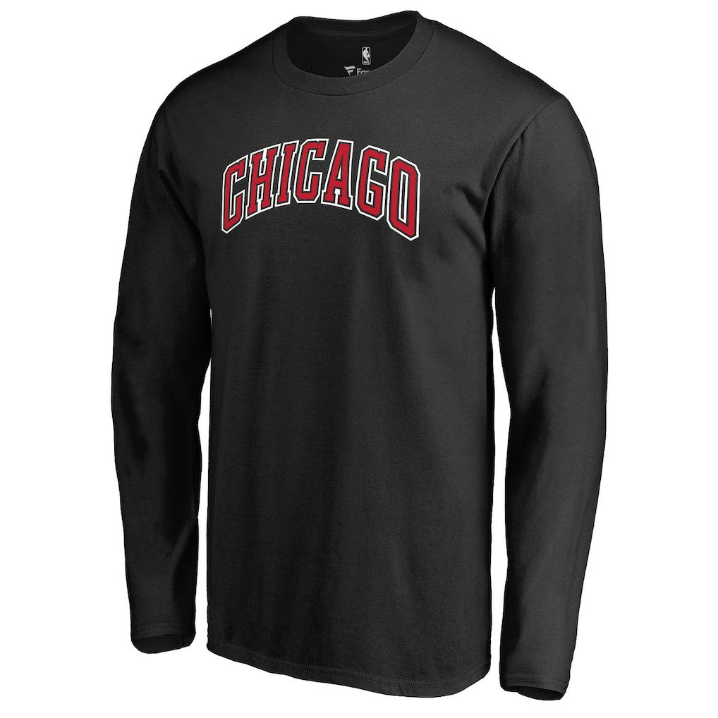 Chicago Bulls Alternate Logo Long Sleeve T-Shirt Black