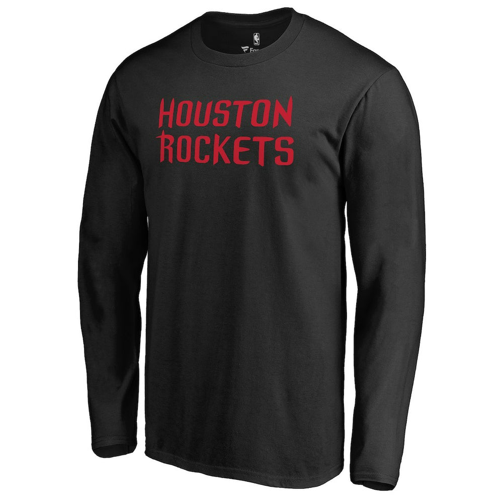 Houston Rockets Alternate Logo Long Sleeve T-Shirt Black