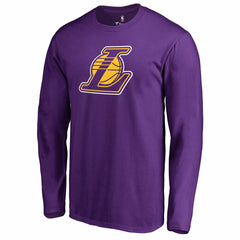 Los Angeles Lakers Alternate Logo Long Sleeve T-Shirt Purple