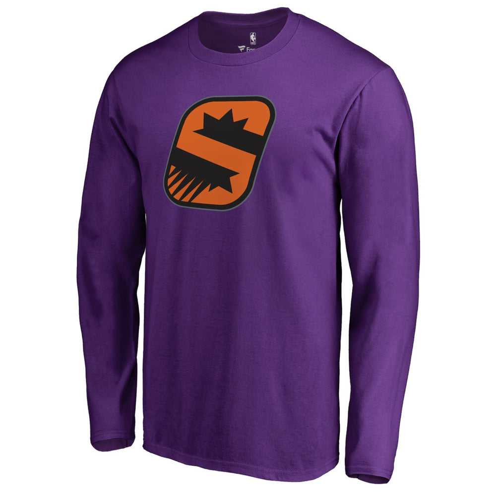 Phoenix Suns Alternate Logo Long Sleeve T-Shirt Purple