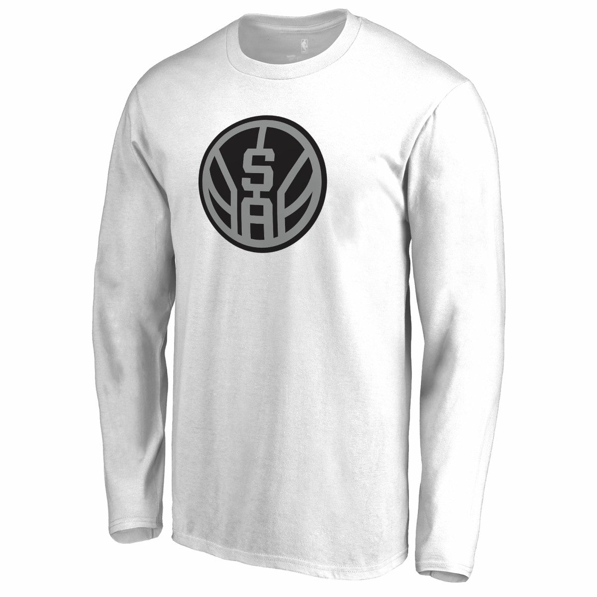San Antonio Spurs Alternate Logo Long Sleeve T-Shirt White
