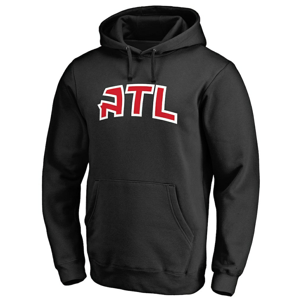 Atlanta Hawks Alternate Logo Pullover Hoodie Black