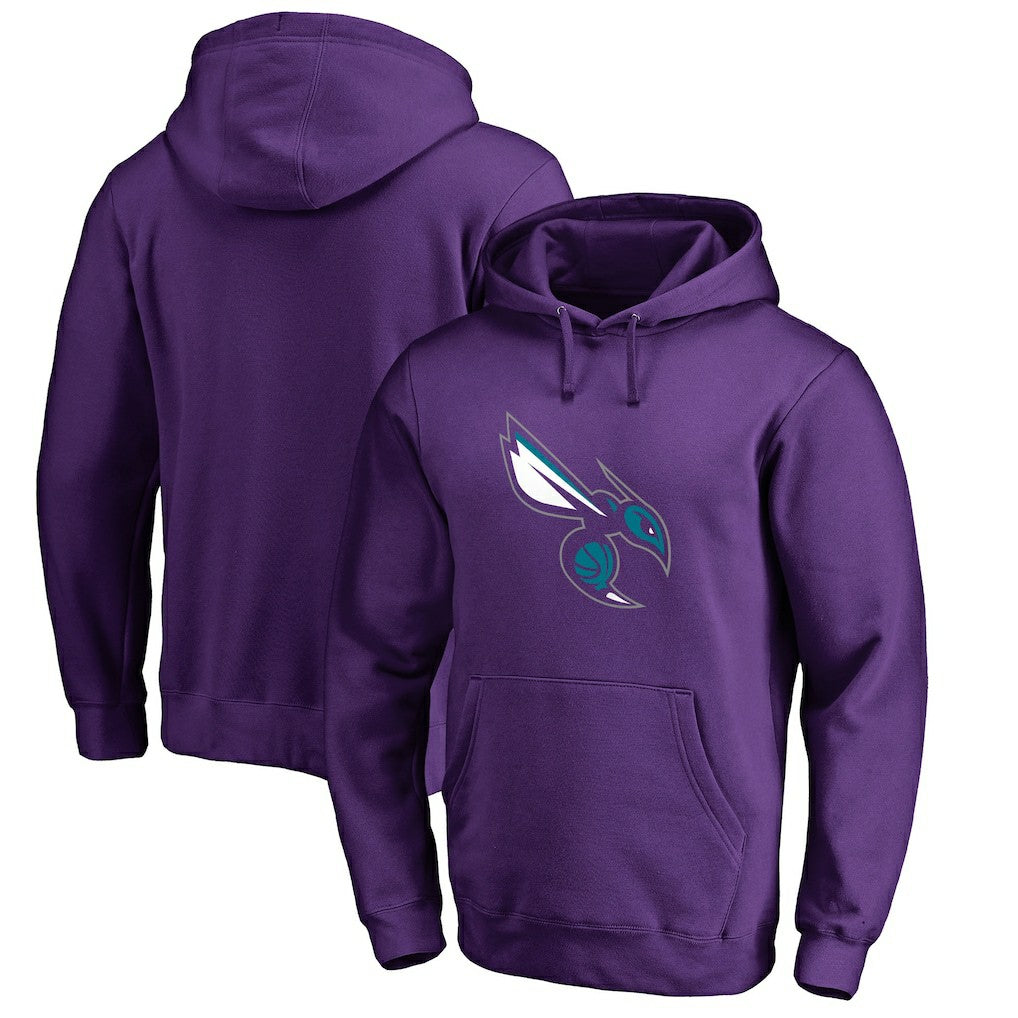 Charlotte Hornets Alternate Logo Pullover Hoodie Purple