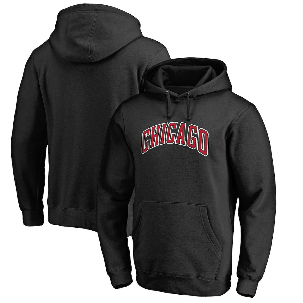 Chicago Bulls Alternate Logo Pullover Hoodie Black
