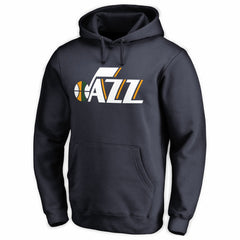 Utah Jazz Wordmark Pullover Hoodie Navy