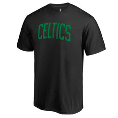 Boston Celtics Primary Wordmark II T-Shirt Black