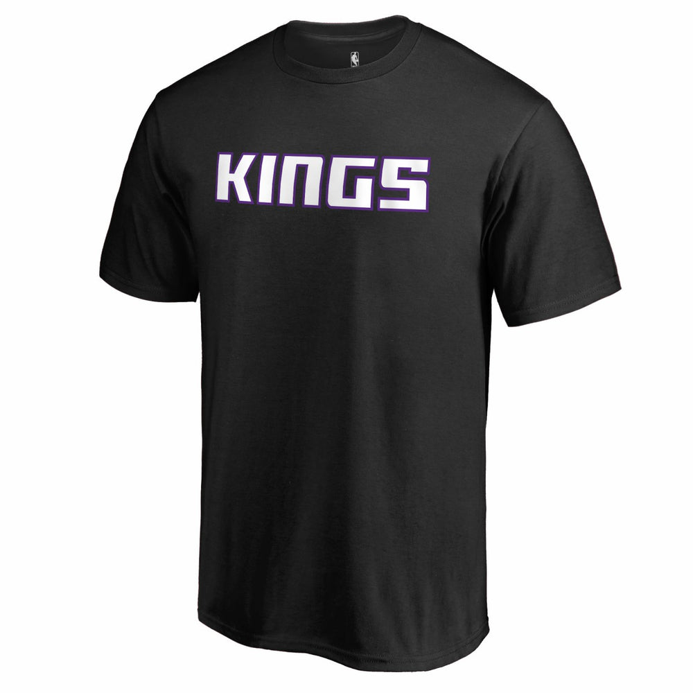 Sacramento Kings Primary Wordmark T-Shirt Black