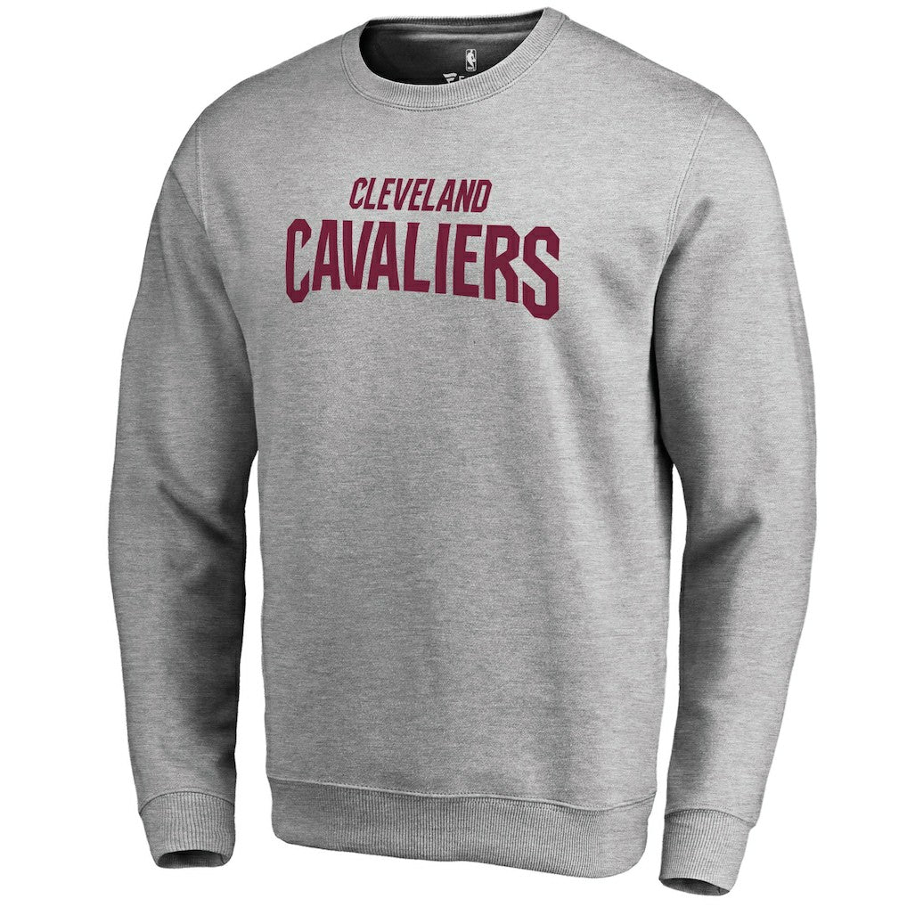 Cleveland Cavaliers Wordmark Pullover Sweatshirt Heathered Gray