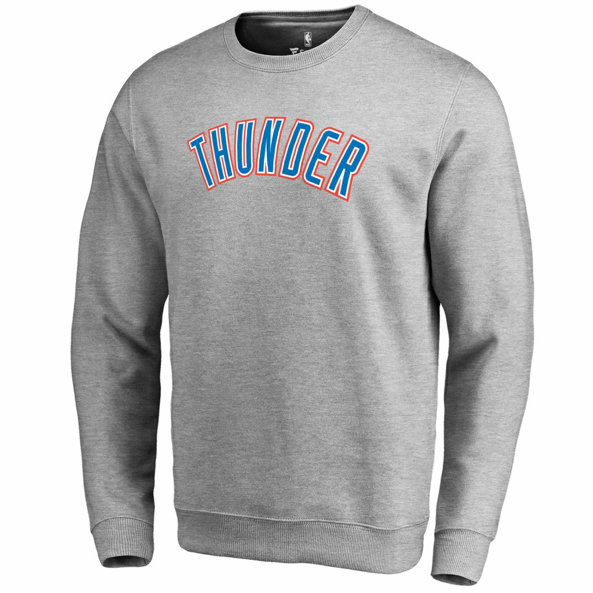 Oklahoma City Thunder Wordmark Pullover Sweatshirt Heathered Gray