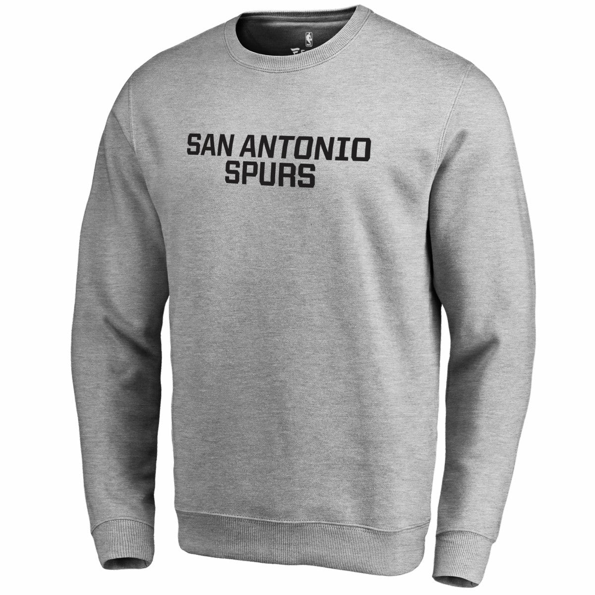 San Antonio Spurs Wordmark Pullover Sweatshirt Heathered Gray