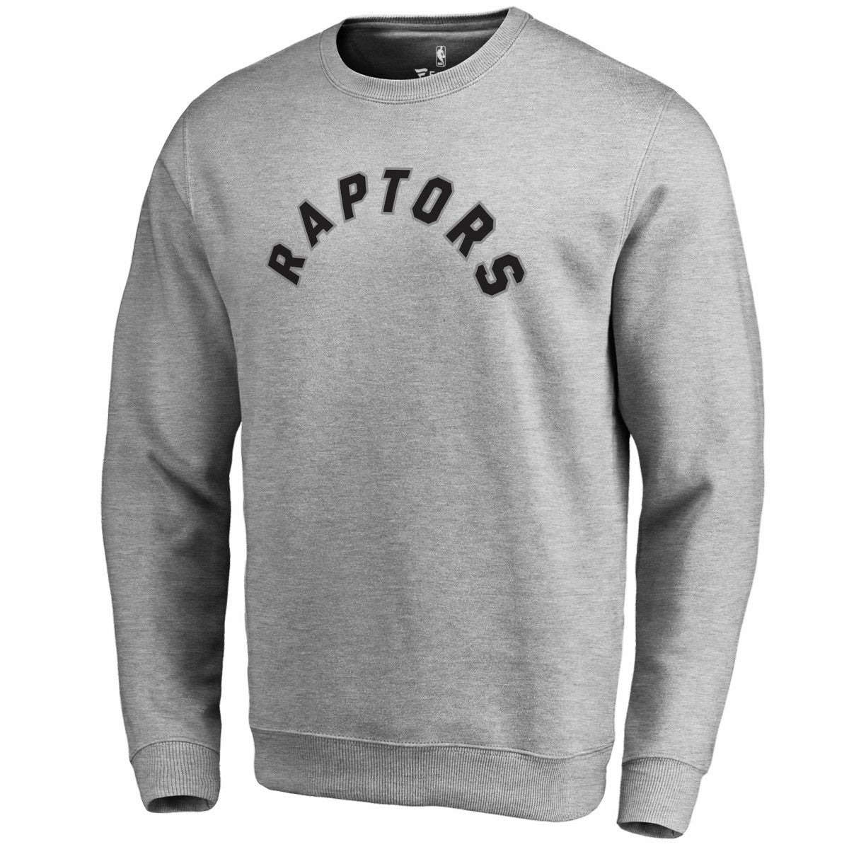 Toronto Raptors Wordmark Pullover Sweatshirt Heathered Gray
