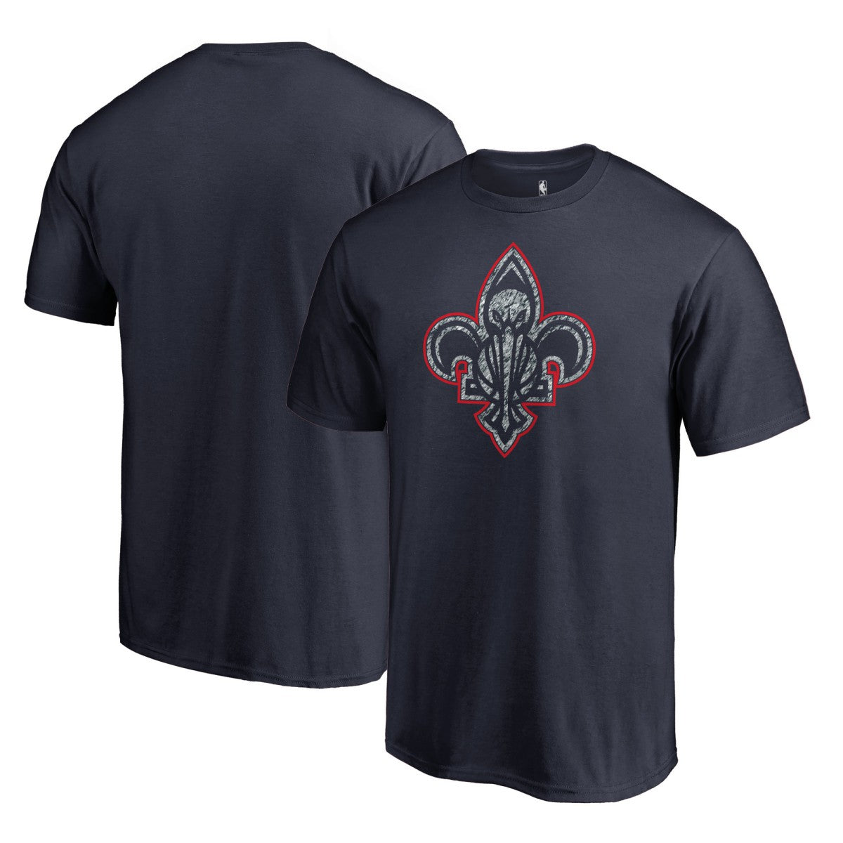 New Orleans Pelicans Static Logo T-Shirt Navy