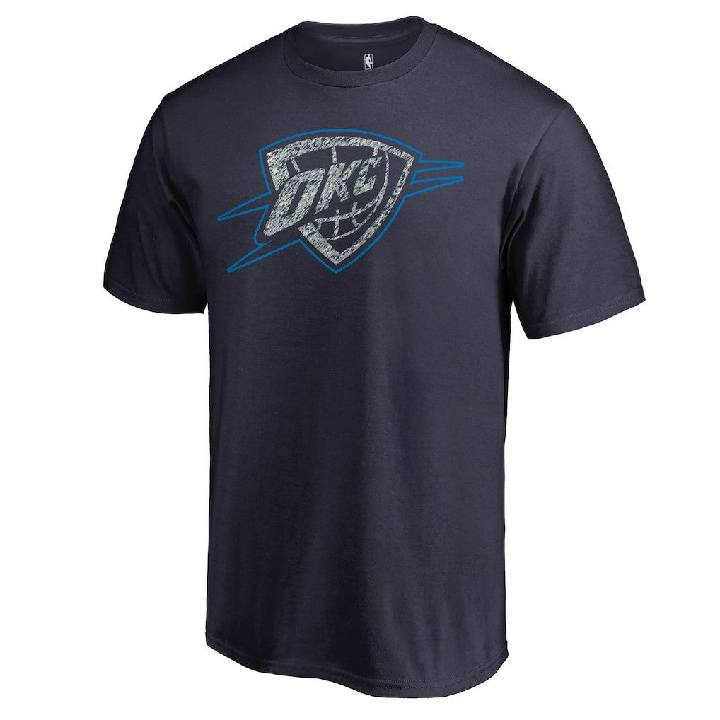 Oklahoma City Thunder Static Logo T-Shirt Navy