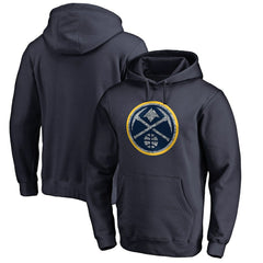 Denver Nuggets Static Logo Pullover Hoodie Navy