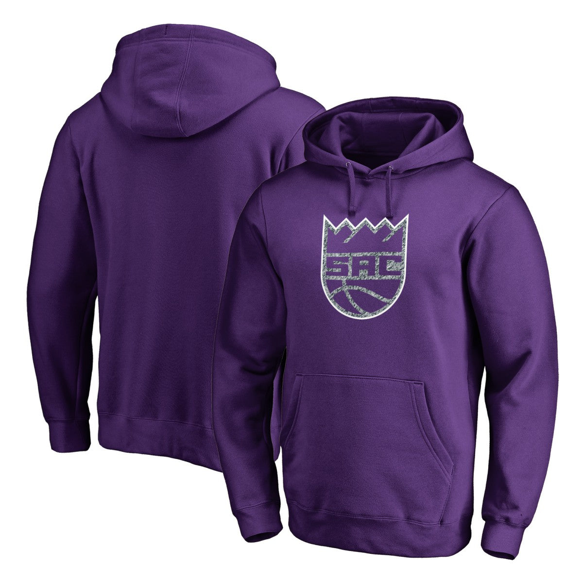 Sacramento Kings Static Logo Pullover Hoodie Purple