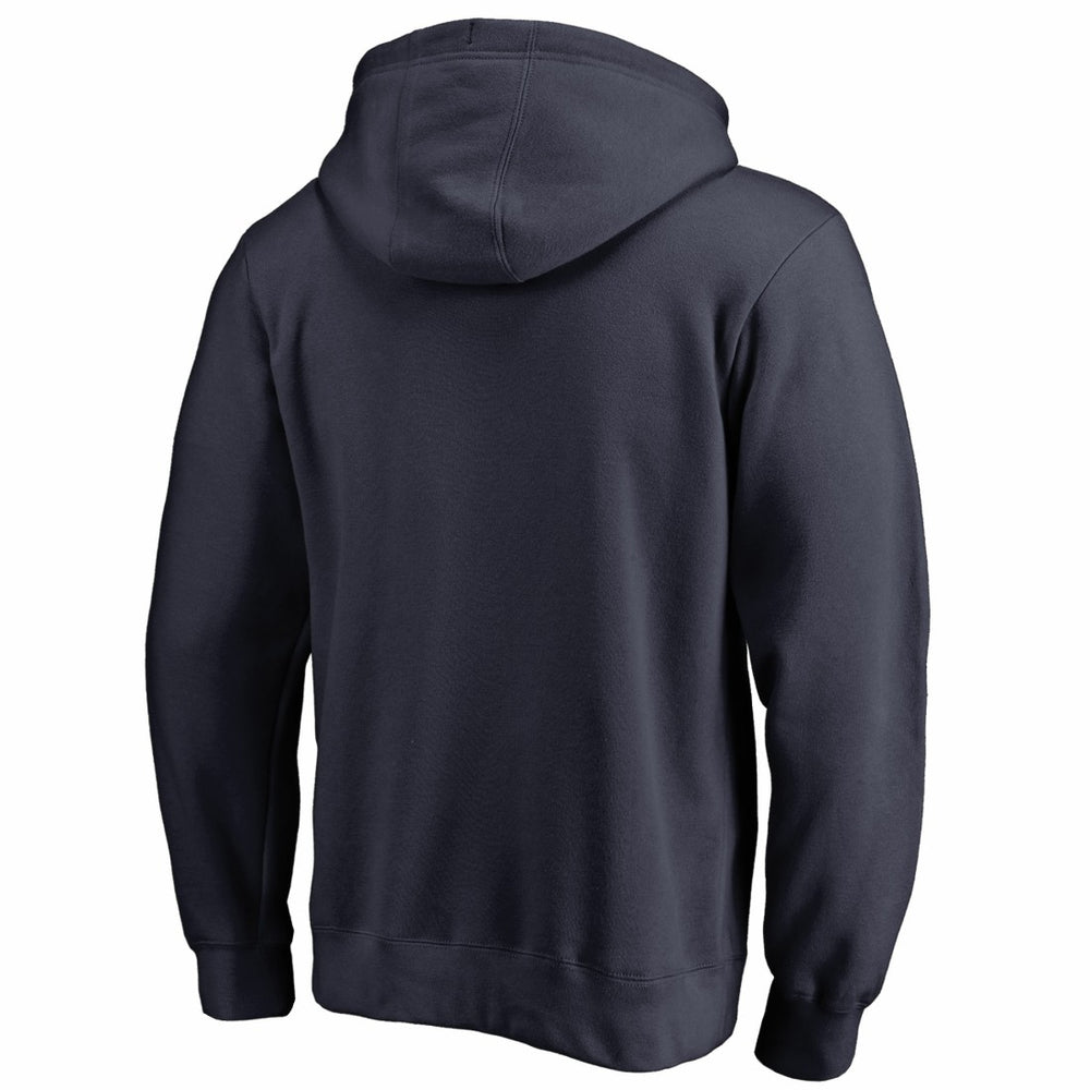 Denver Broncos Splatter Logo Pullover Hoodie - Navy - NFL