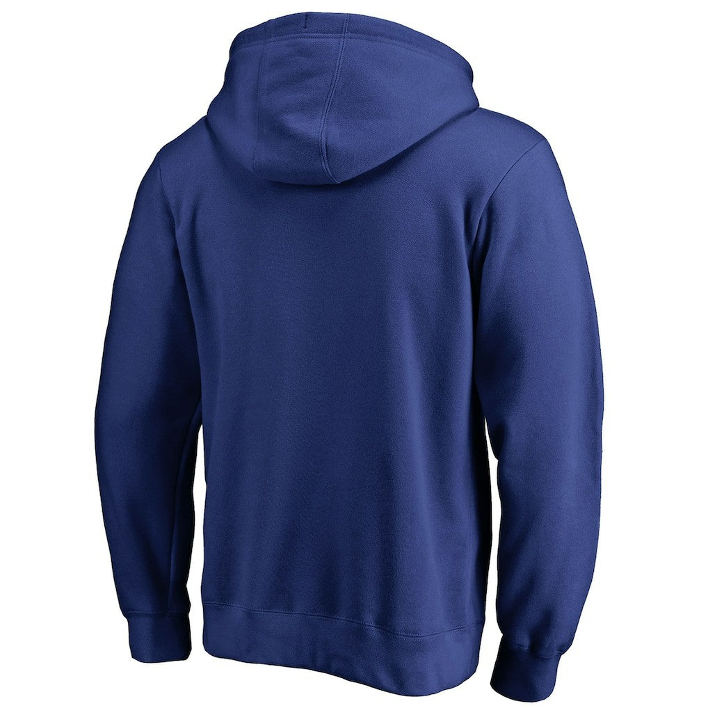 New York Giants Splatter Logo Pullover Hoodie - Royal - NFL