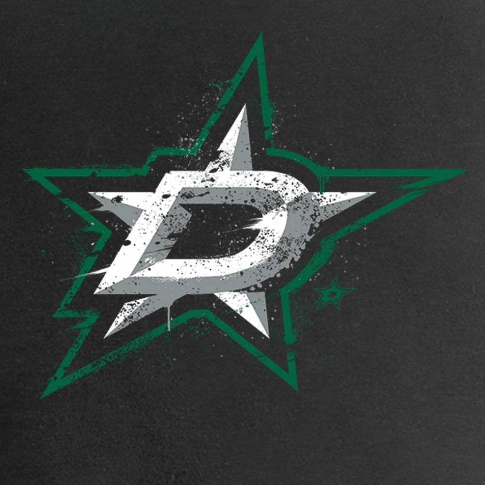 Dallas Stars Women's Splatter Logo V-Neck T-Shirt - Black | NHL near me