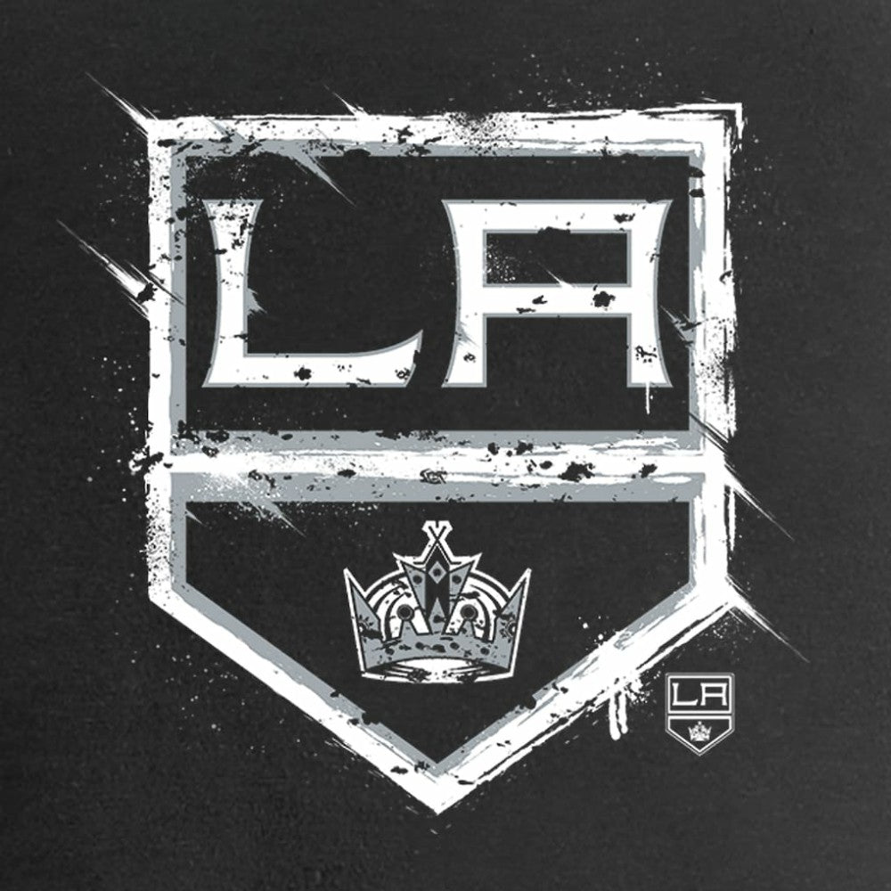 Los Angeles Kings Women's Splatter Logo V-Neck T-Shirt - Black | NHL sale