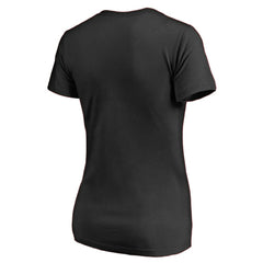 Pittsburgh Penguins Women's Splatter Logo V-Neck T-Shirt - Black | NHL on sale
