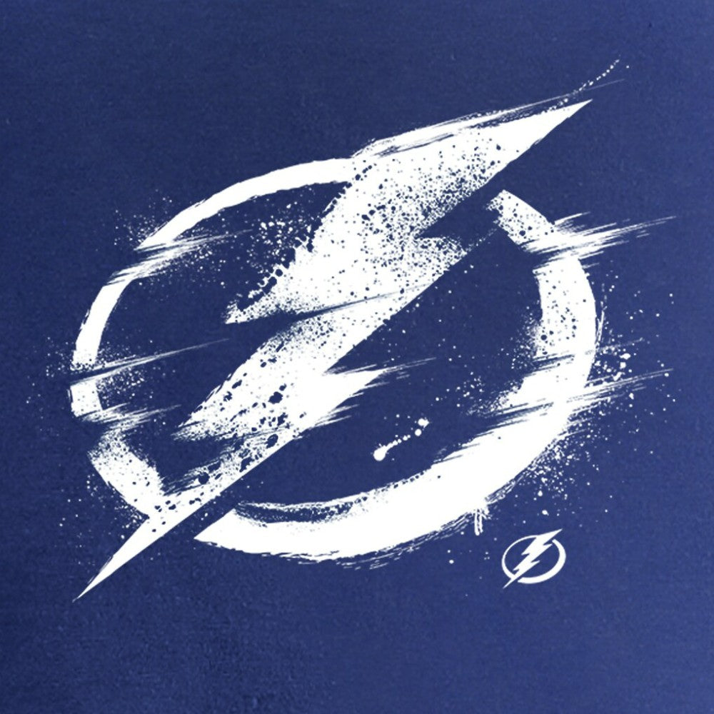 Tampa Bay Lightning Women's Splatter Logo V-Neck T-Shirt - Blue | NHL discount