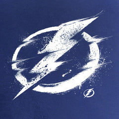Tampa Bay Lightning Women's Splatter Logo V-Neck T-Shirt - Blue | NHL discount
