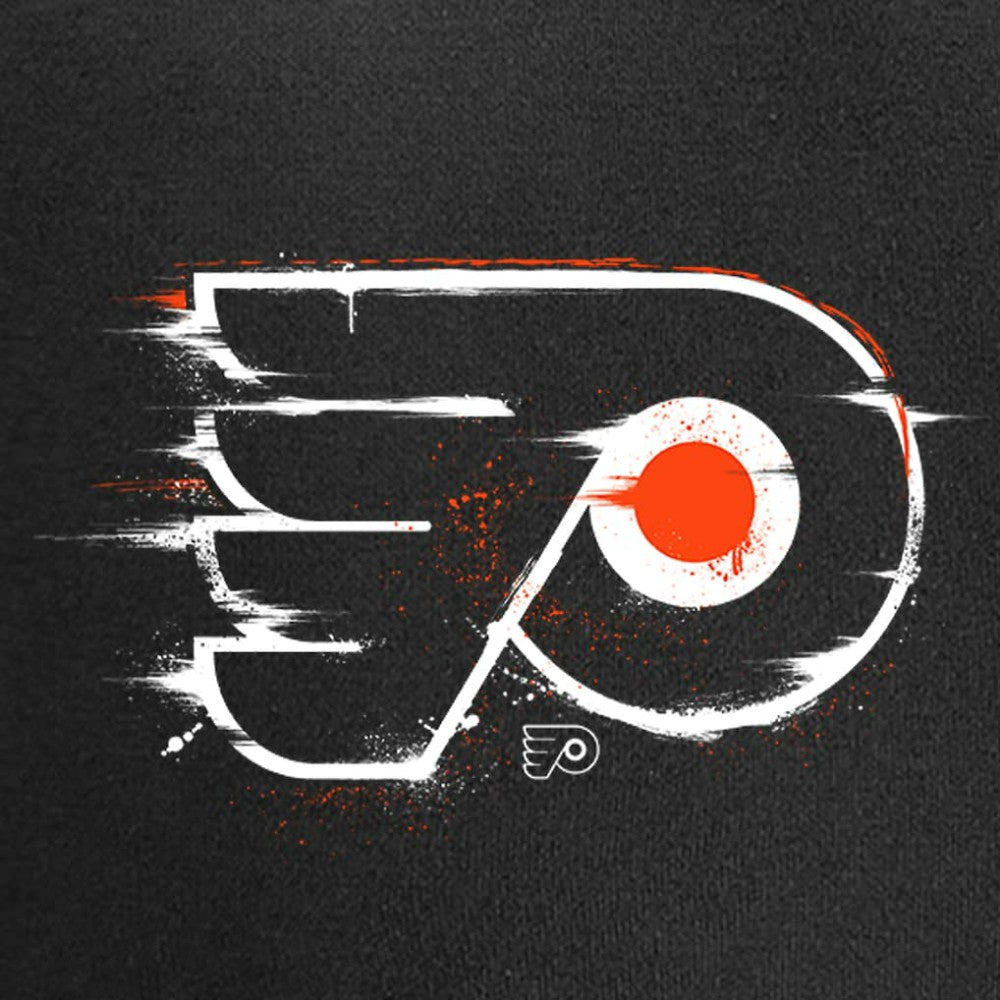 Philadelphia Flyers Splatter Logo Pullover Hoodie - Black | NHL sale