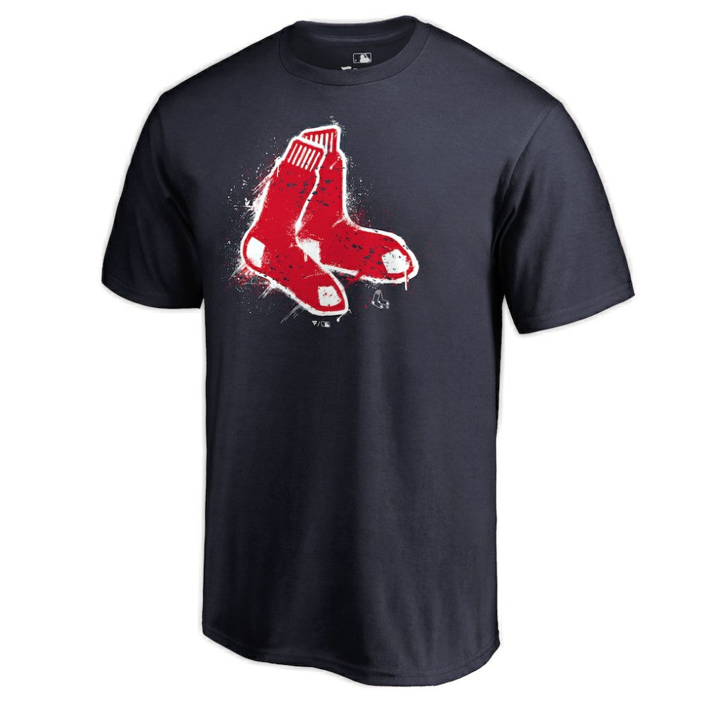 Boston Red Sox Splatter Logo T-Shirt for sale