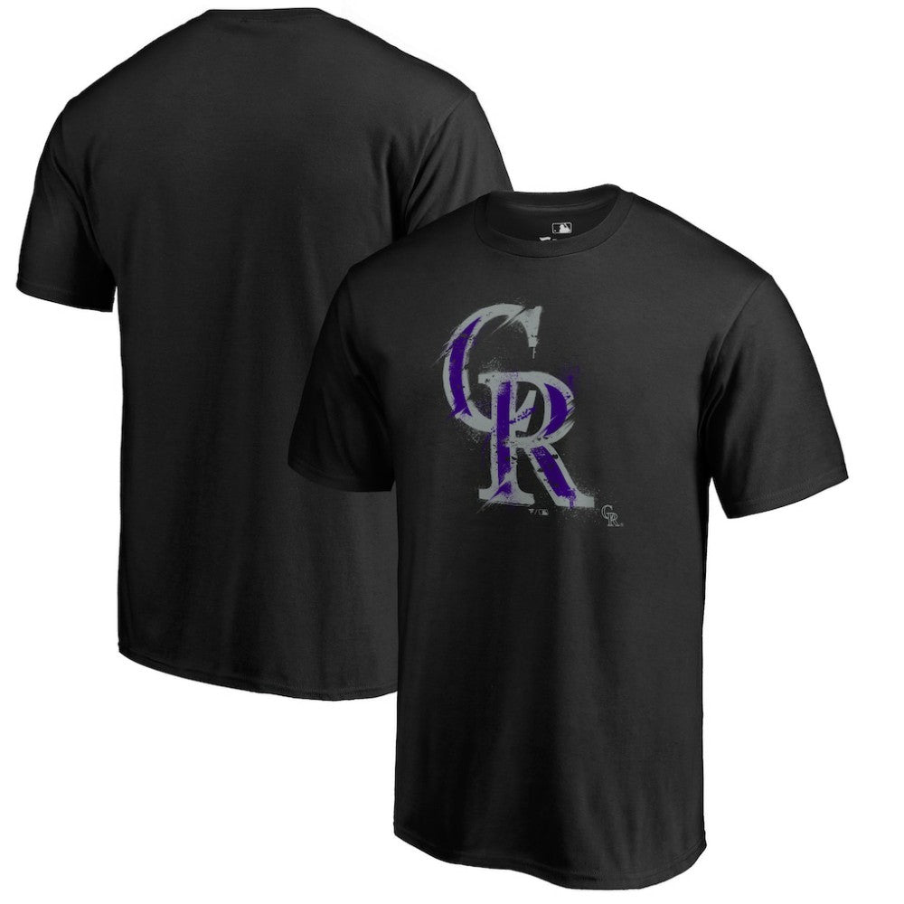 Colorado Rockies Splatter Logo T-Shirt Near Me