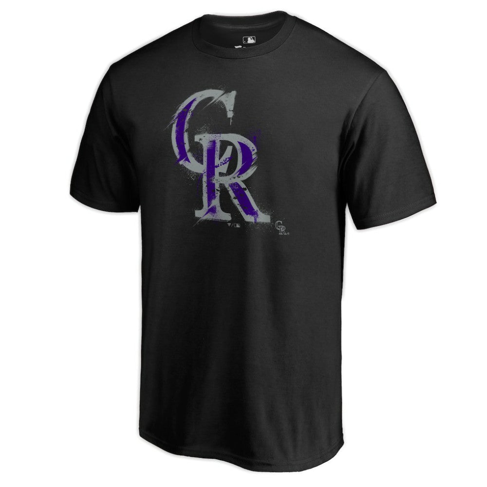 Colorado Rockies Splatter Logo T-Shirt Near Me