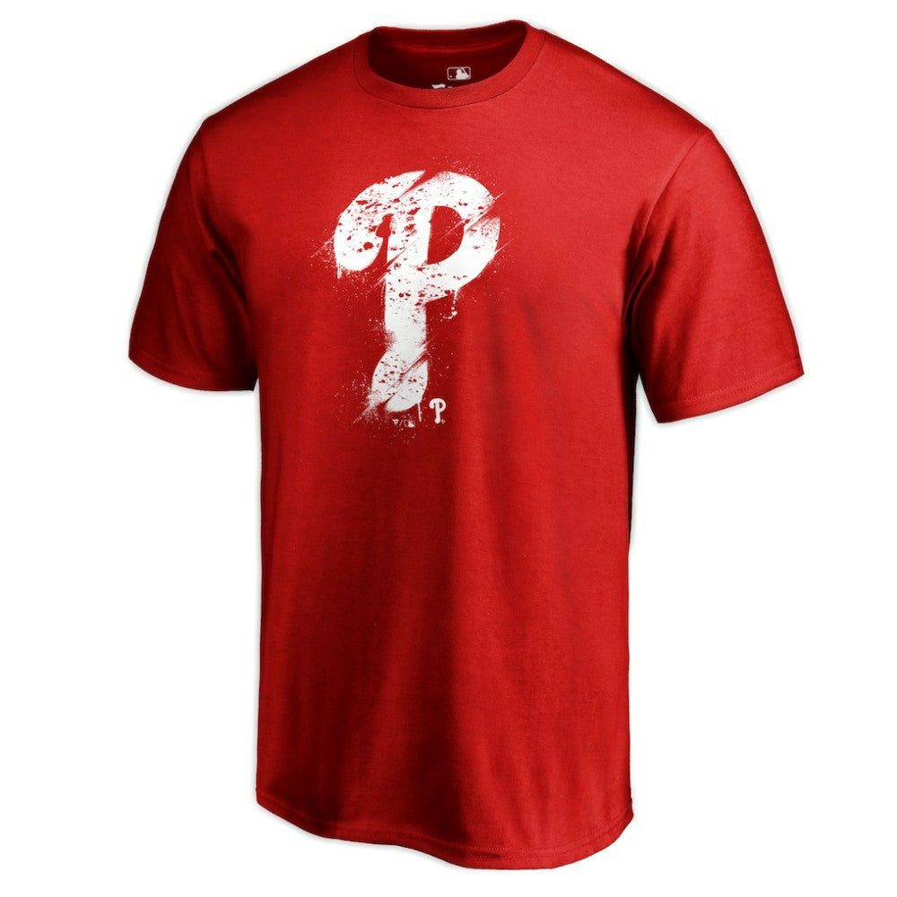 Philadelphia Phillies Splatter Logo T-Shirt Sale