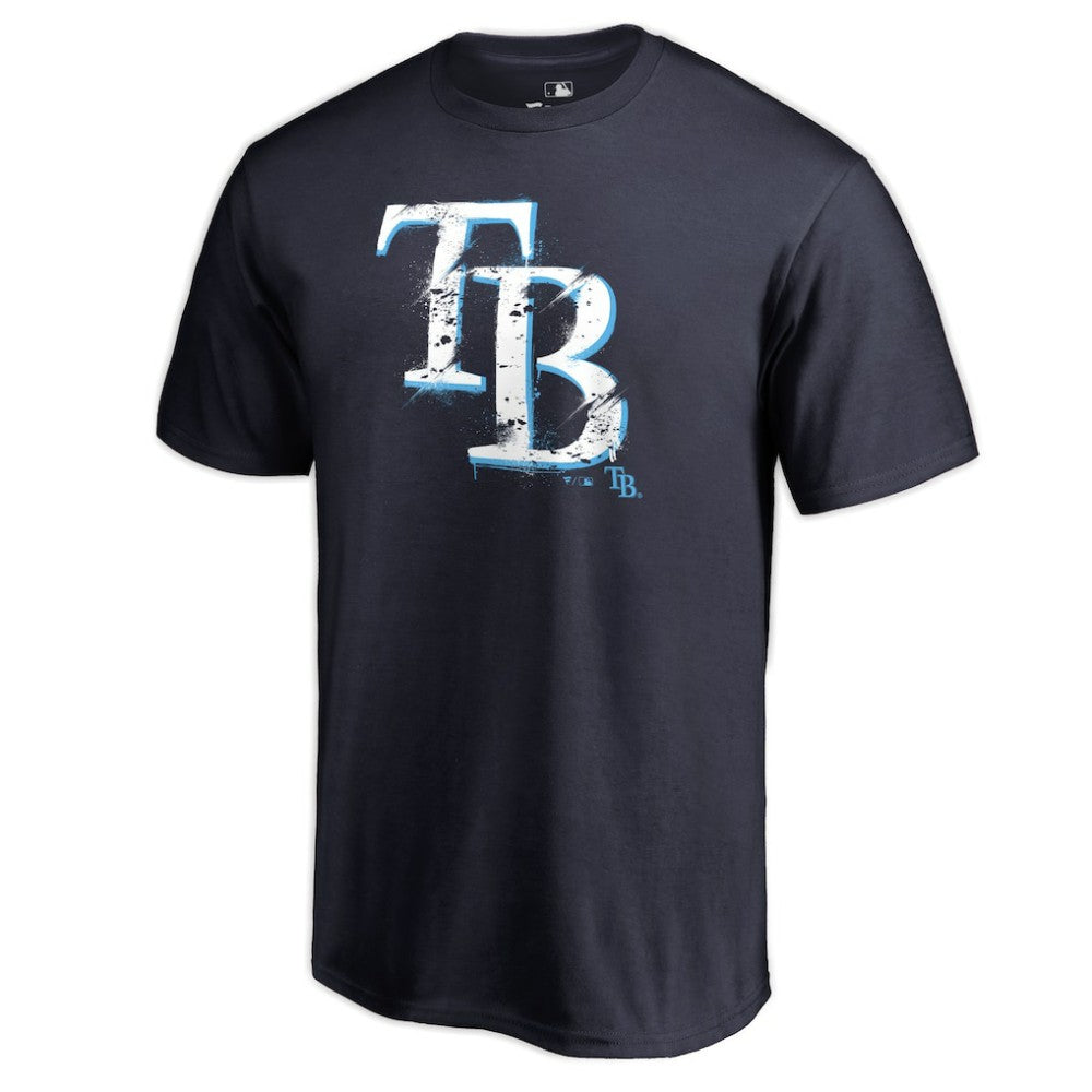 Tampa Bay Rays Splatter Logo T-Shirt Discount