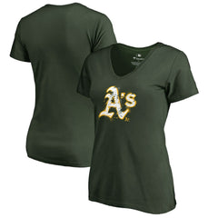 Athletics Women's Splatter Logo V-Neck T-Shirt Near Me