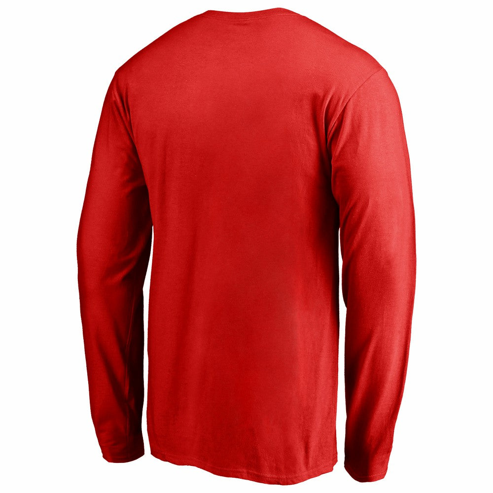 Los Angeles Angels Splatter Logo Long Sleeve T-Shirt Discount