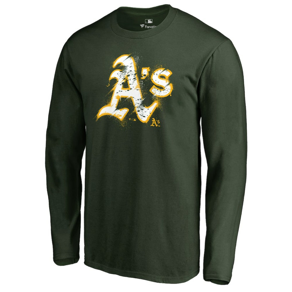 Athletics Splatter Logo Long Sleeve T-Shirt Outlet