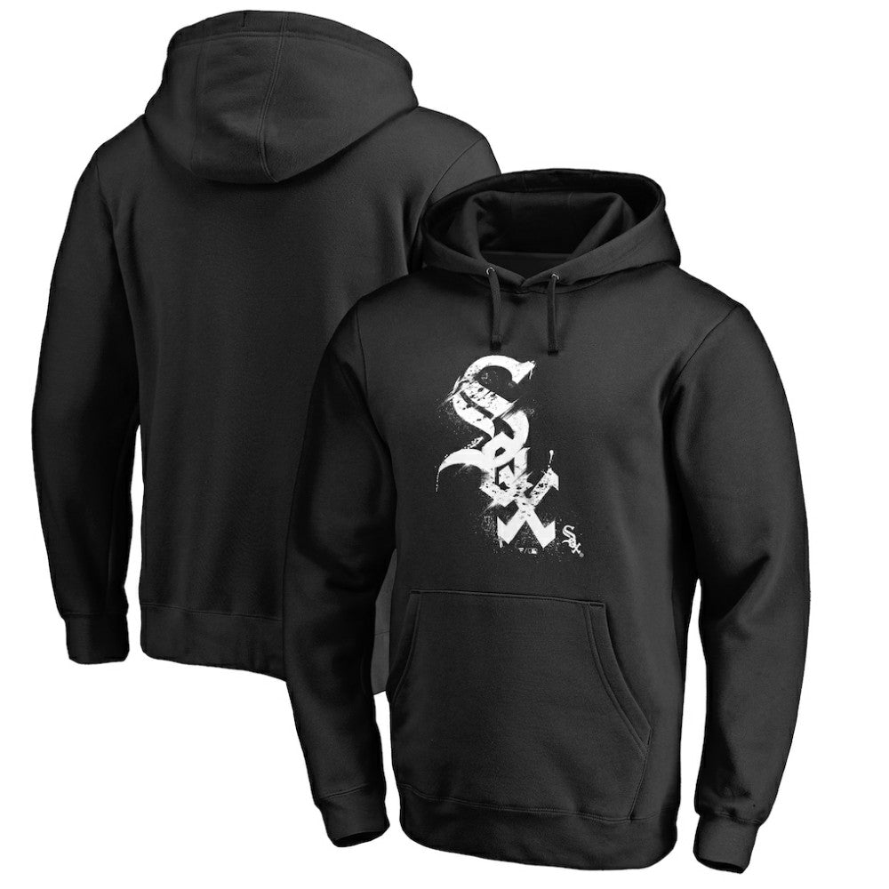 Chicago White Sox Splatter Logo Pullover Hoodie Sale