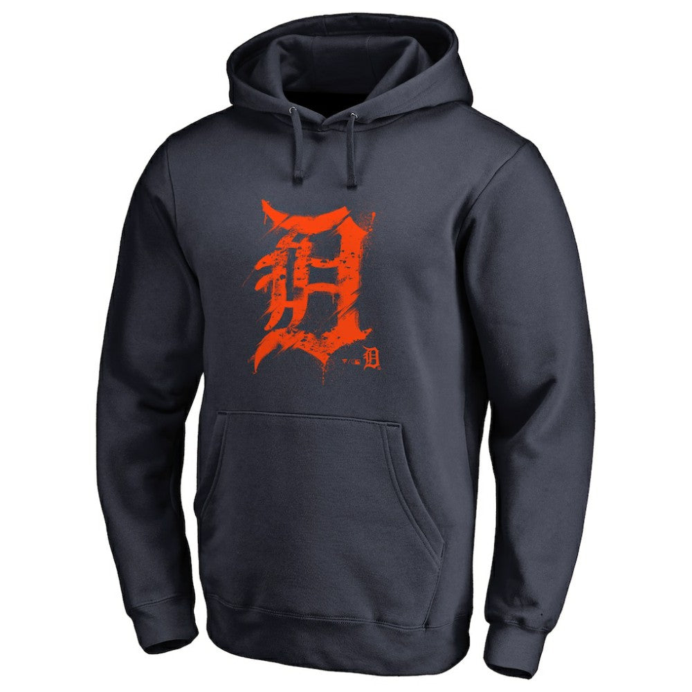 Detroit Tigers Splatter Logo Pullover Hoodie Near Me