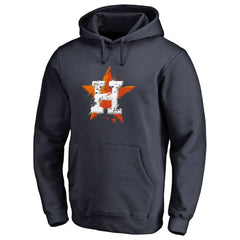 Houston Astros Splatter Logo Pullover Hoodie Outlet