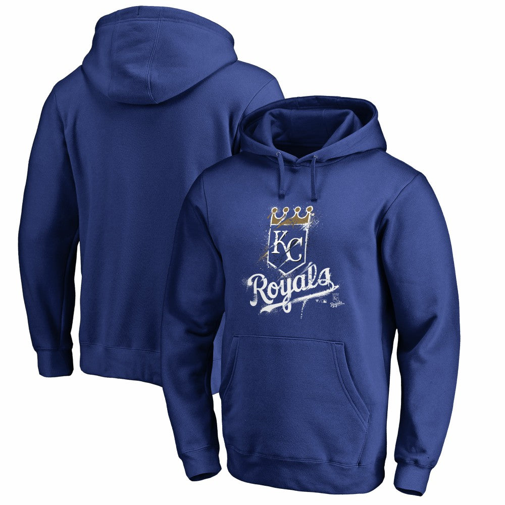 Kansas City Royals Splatter Logo Pullover Hoodie for sale