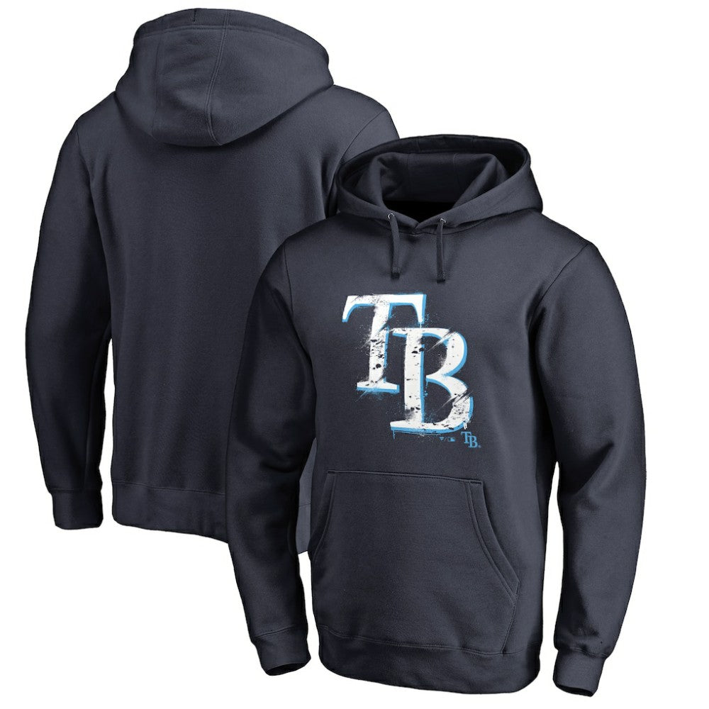 Tampa Bay Rays Splatter Logo Pullover Hoodie Sale