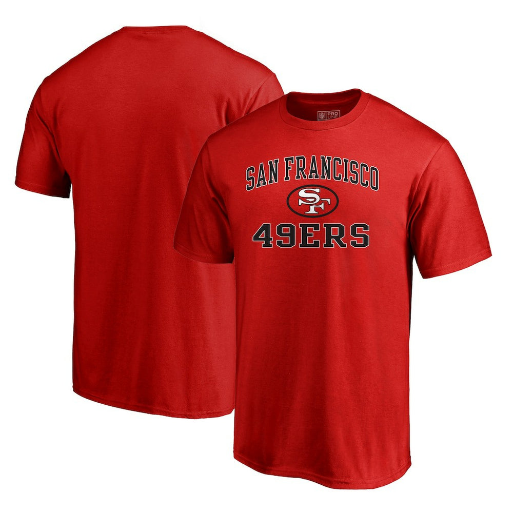 San Francisco 49ers Vintage Collection Victory Arch T-Shirt - Red - NFL