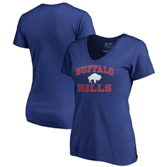 Buffalo Bills Women's Vintage Collection Victory Arch V-Neck T-Shirt - Royal - NFL