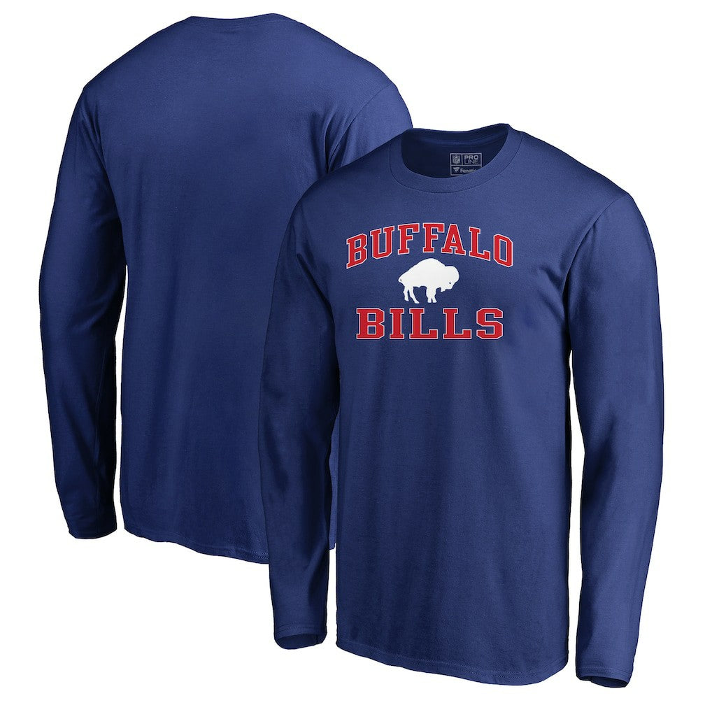 Buffalo Bills Vintage Collection Victory Arch Long Sleeve T-Shirt - Royal - NFL