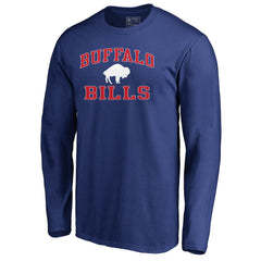 Buffalo Bills Vintage Collection Victory Arch Long Sleeve T-Shirt - Royal - NFL