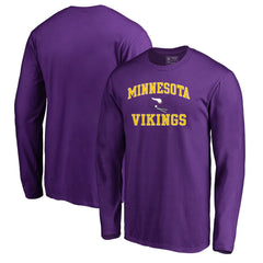 Minnesota Vikings Vintage Collection Victory Arch Long Sleeve T-Shirt - Purple - NFL
