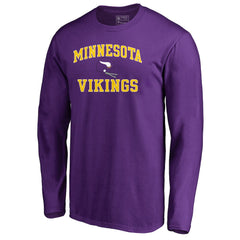 Minnesota Vikings Vintage Collection Victory Arch Long Sleeve T-Shirt - Purple - NFL